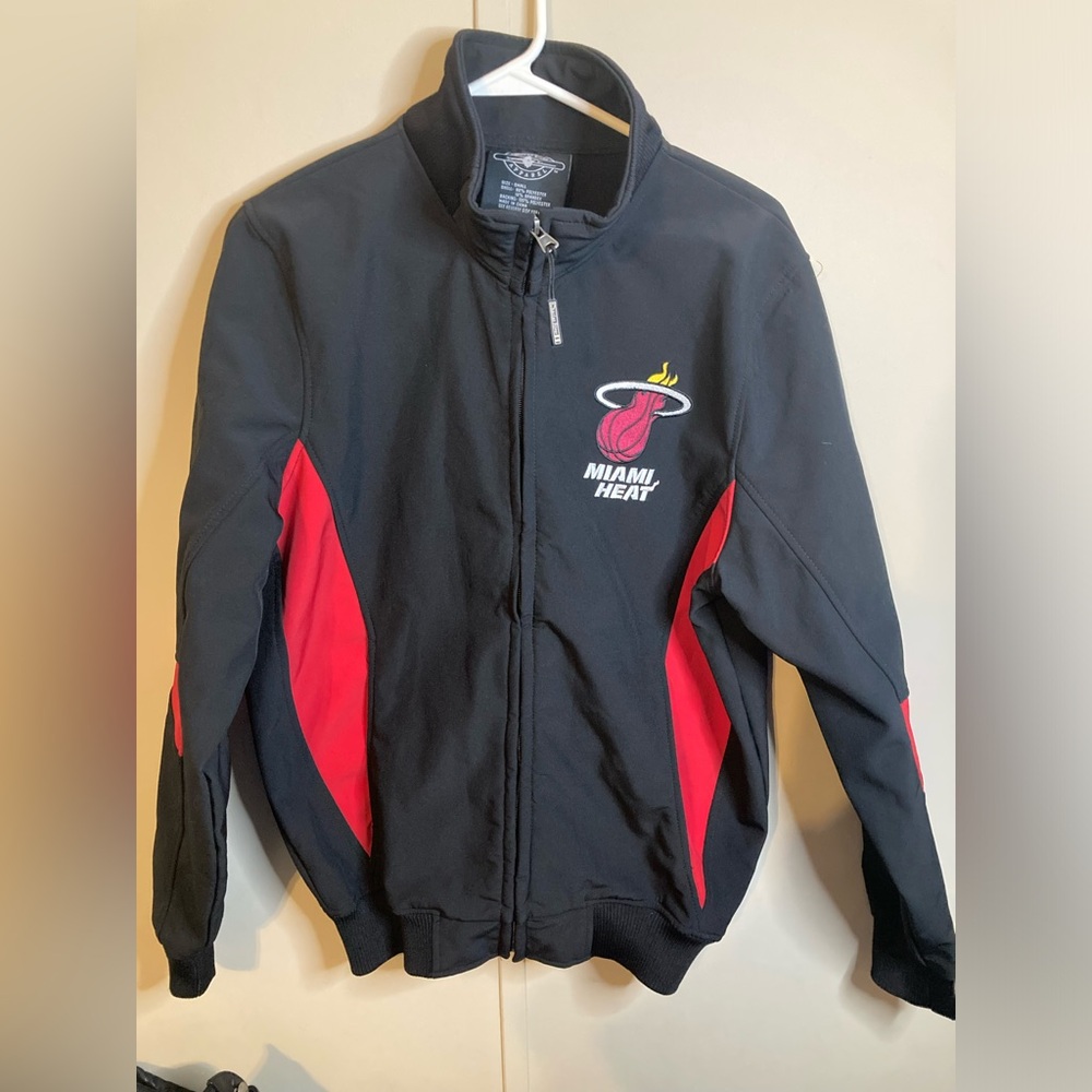 Miami Heat Warm Up Jacket, Size Small